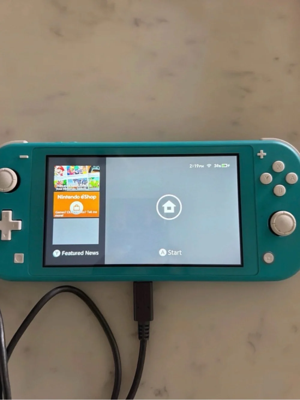 Nintendo Switch Lite Teal Portable Gaming Console